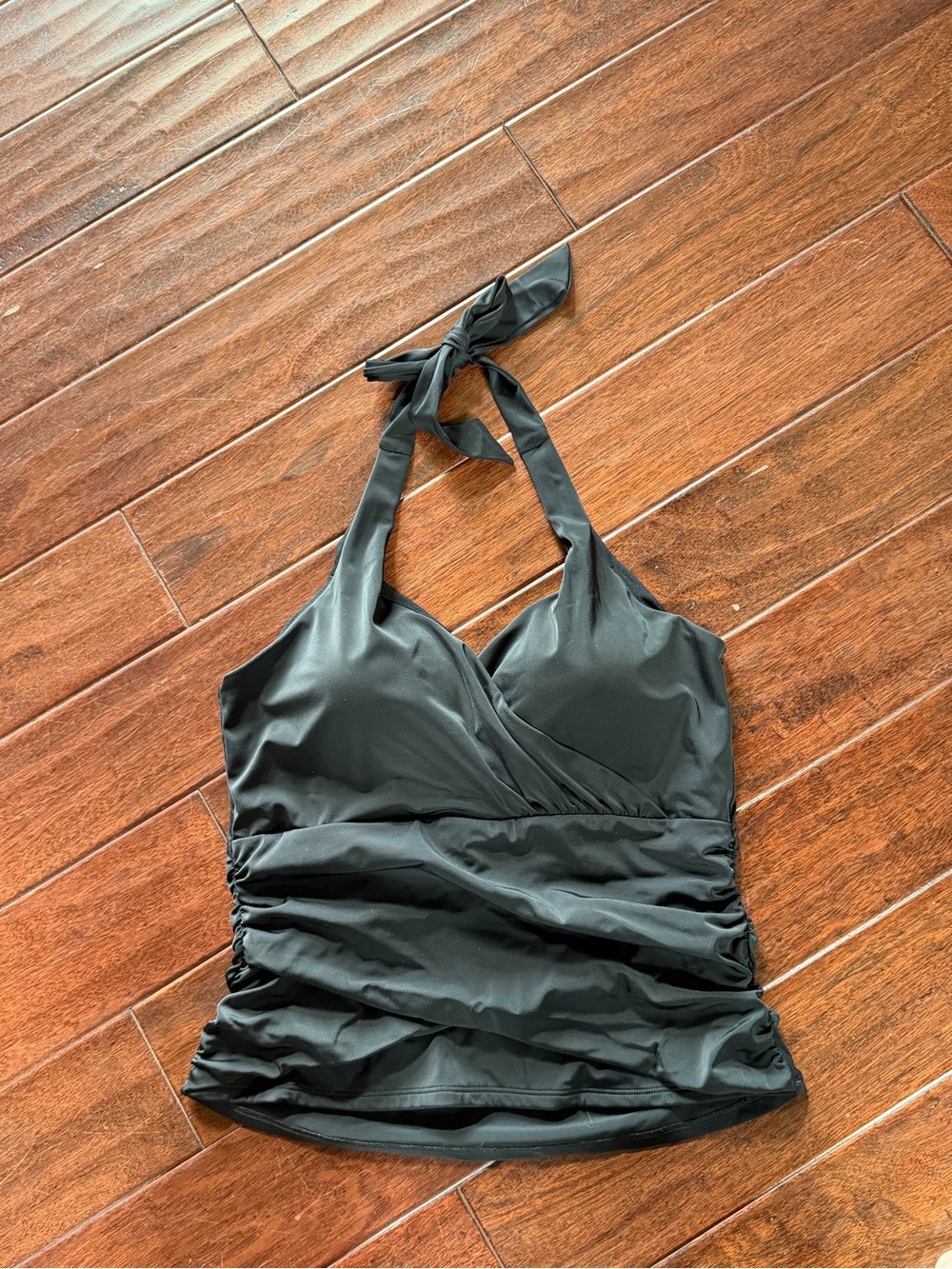 Boden Solid Black Tankini Swim Top – Women’s US 16/18